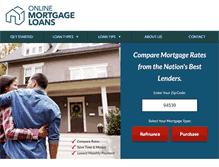 Tablet Screenshot of online-mortgage-loans.com